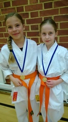 Claudia ja Venla kisan päätyttyä